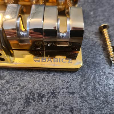 Babicz FCHZ4 full contact bass bridge - Gold image 7
