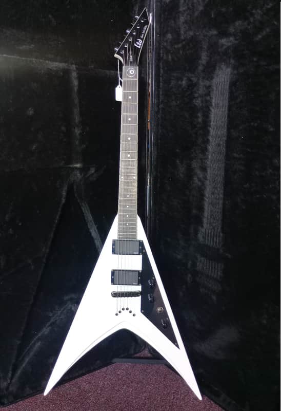 ESP LTD DV8-R Dave Mustaine Signature 2006 Snow White W/Original Hard Case *** FREE SHIPPING *** image 1