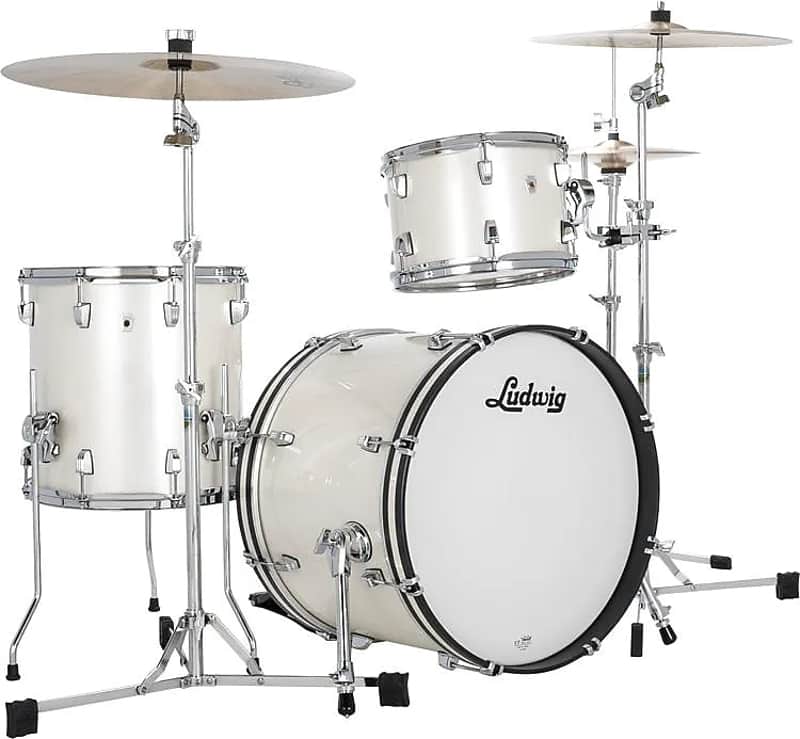 Ludwig LN3402TX NeuSonic Downbeat Outfit 8x12/14x14/14x20" Drum Set image 1