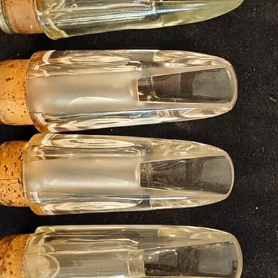 10 clarinet mouthpieces crystal (Selmer, Bucchi, Lucien, pomarico) Rare Good State image 12