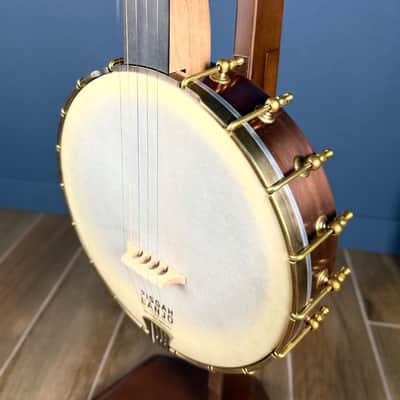 Pisgah A-Scale Cherry Rambler Special 5-String Banjo with 11" Copper Spun-Over Rim image 5