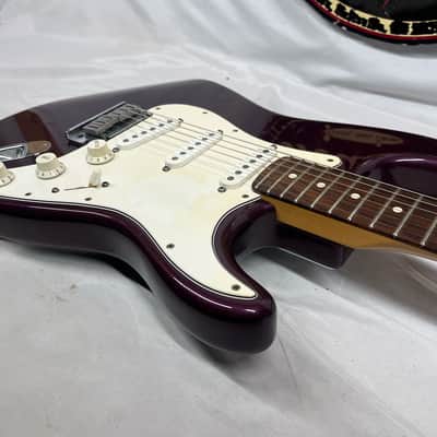 Fender Standard Stratocaster Strat Electric Guitar- Wine Red image 16