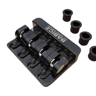 Babicz FCH-AM Bass Bridge, String Thru, Original Series - Black---black image 1