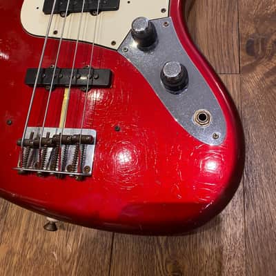 FENDER 62 Jazz Bass Relic Custom Shop 2012 Candy Apple Red image 4