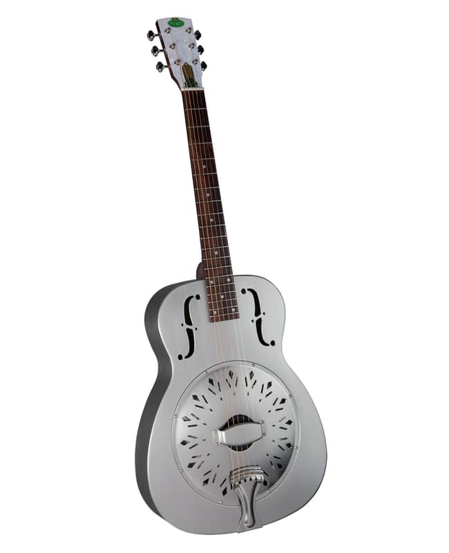 Regal RC-1 Metal Body Style-O Duolian Guitar – Brushed Nickel-Plated Steel image 1