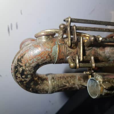 1934 BUESCHER TRUE TONE BARITONE SAX USA image 14