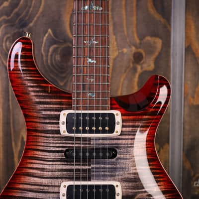 PRS Wood Library Modern Eagle V Charcoal Cherry Burst image 3
