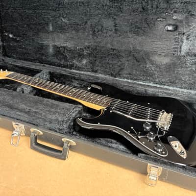 Squier Stratocaster "Silver Series" made in Japan  1993-94 - Left Handed - Black image 2
