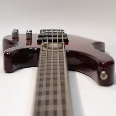 Washburn Bantam XB-500 Electric Bass 5 String with Gigbag - Red image 8