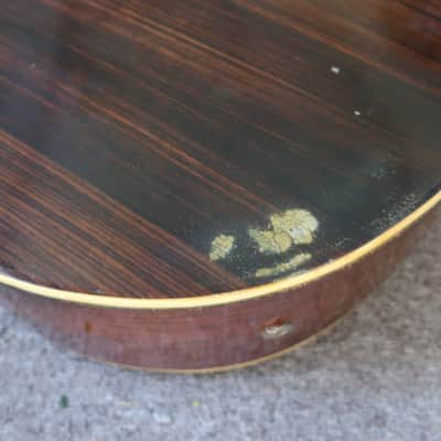 Vintage 1970s Aria FE60 Elecord Inlay Rare Jumbo Electric | Reverb