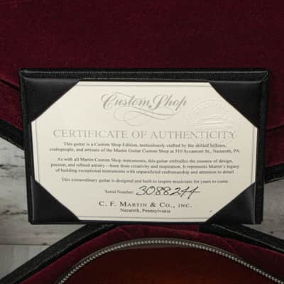 Martin - Manchester Music Mill 20th Anniversary Commemorative Edition Custom Shop 00-Size 14-Fret Style 18 - Acoustic Guitar - Deep Body European Spruce/Mahogany - Ambertone - w/ Hardshell Case image 12
