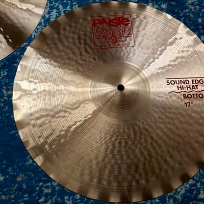 Don’t pay £477!! MASSIVE 17” Paiste 2002 SOUND-EDGE Hihats 1547g 1705g image 5
