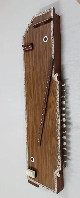 Shreeom Handicraft Tanmandal Indian Wooden 4 String Tambora/Tanpura & 15 String Surmandal Together, Easy to Tune Knobs, Comes with GigBag, Few Extra Strings image 1
