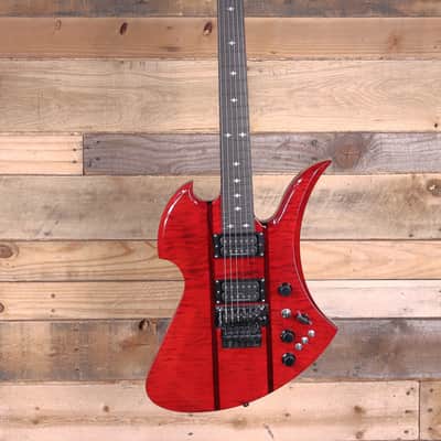 BC Rich Mockingbird Legacy ST Electric Guitar Transparent Red w/ Floyd  Rose image 4