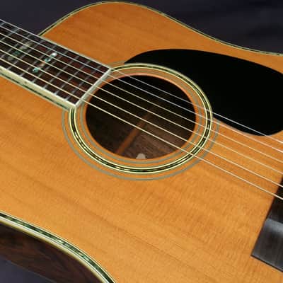 1979 Yairi YW800 B. Rosewood Jacaranda Japan Vintage - Natural+Vintage Martin Replica Hard Case by Tokai image 20