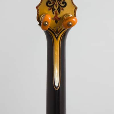Bacon & Day  Silver Bell #6 Ne Plus Ultra Special Tenor Banjo (1927-33), ser. #22694/26719, original black hard shell case. image 6