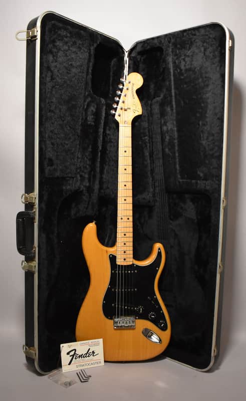 1979 Fender Stratocaster Hardtail Natural Finish w/OHSC image 1