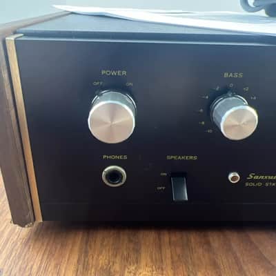Sansui AU-101 Solid State Stereo Amplifier Vintage Audio Sound Tested image 2