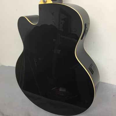 Ibanez AEB5E-BK Standard 2009 - 2019 - Black High Gloss with Hard Shell Case image 8