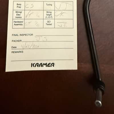 Kramer Pacer Custom II with Rosewood Fretboard 1990 - Black image 16