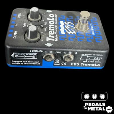 EBS TremoLo Guitar Effects Pedal 2010s - Black  X13090 image 4