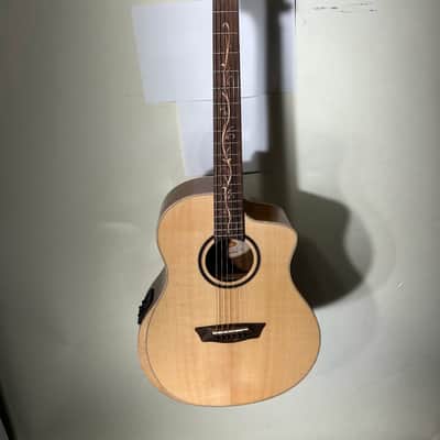 Washburn Acoustic/Electric Bella Tono Suprema Guitar - Natural Finish image 1