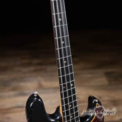 Bluesman Vintage El Dorado 4-String Bass w/ Soft Case – 3-Tone Sunburst image 4