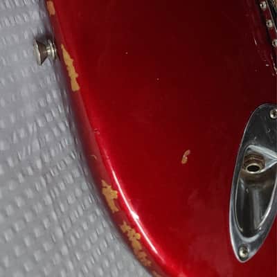 Rare Medium Relic Fender Classic Series '50s Stratocaster Lacquer Edition 2015 Candy Apple Red image 5