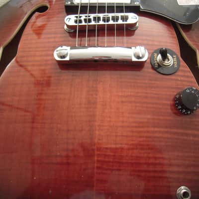 Mint! Firefly FF338 2021 Quilted Cobra Burst, Semi-Hollow Electric Guitar, 2 Humbucker Pickups! image 11