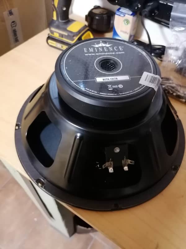 Eminence BETA 12 LTA American Standard Series 250-Watt 12" Replacement Speaker - 8 Ohm 2010s - Black image 1