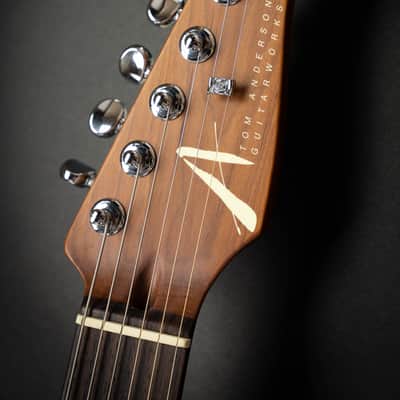 Tom Anderson Drop Top Transparent Teal Burst (06-26-24A) image 14