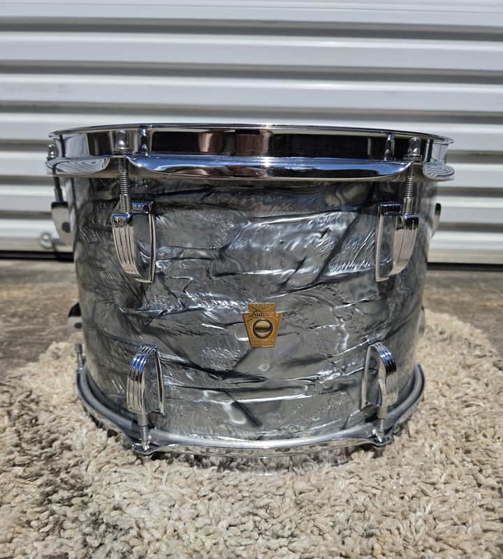 Vintage Ludwig No. 942 Classic 8x12" Rack Tom Drum 1967 - Sky Blue Pearl (242-3) image 1