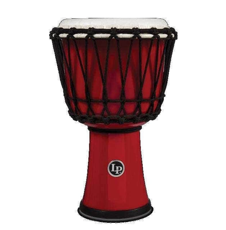 Latin Percussion Latin Percussion 7" Rope Tuned Circle Djembe with Perfect Pitch Head (Red) image 1