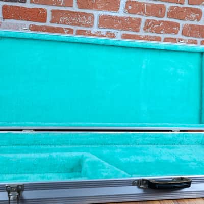Fender Hendrix Monterey Flight Case 1997 - Black & Chrome With Blue Interior image 5