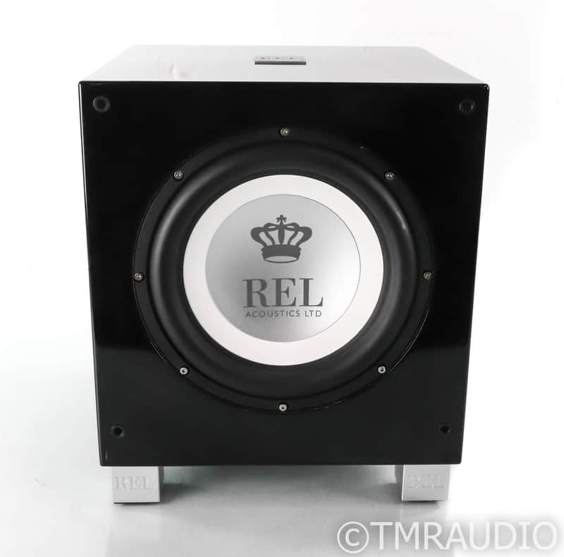 REL T/9i 10" Powered Subwoofer; T9i; Piano Black image 1