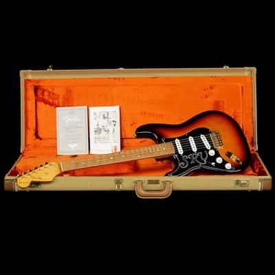 Fender  Custom Shop Masterbuilt Lefty Stevie Ray Vaughn SRV Stratocaster 1993 Sunburst image 12