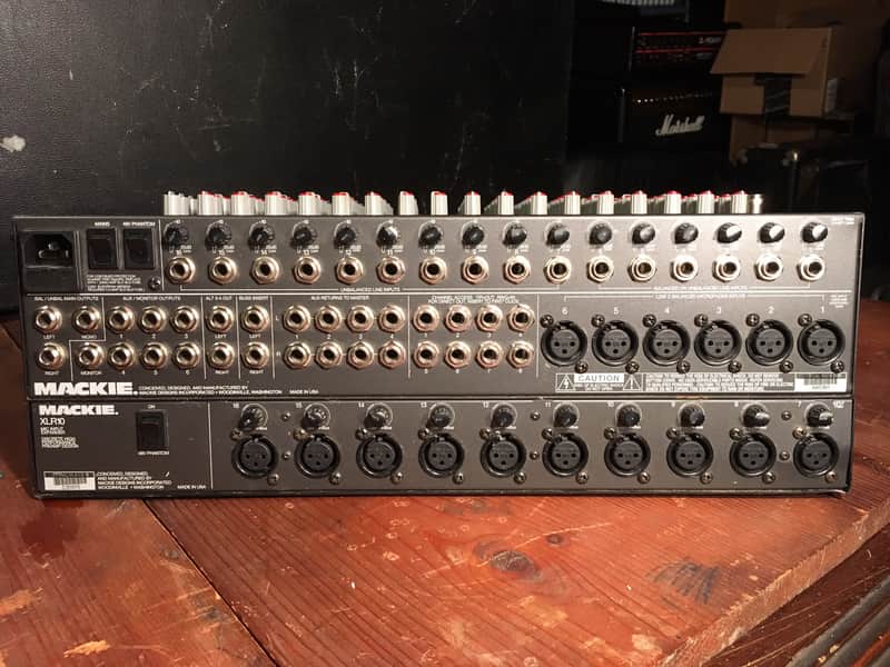 Mackie CR-1604 mixer with XLR10 input extender | Reverb