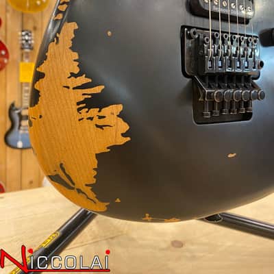 CHARVEL Pro-Mod Relic San Dimas Style 1 HH FR PF, Pau Ferro Fingerboard, Weathered Black image 15