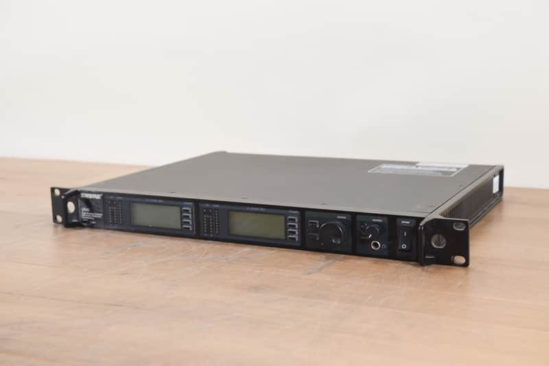 Shure UR4D Dual Wireless Receiver - J5 Band 578-638 MHz (church owned) CG00L1R image 1