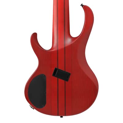 Ibanez BTB866MSBRF BTB Bass Workshop 6-String MS Bass - Brown Topaz Burst Flat image 7