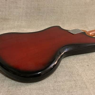 Vintage 1960’s Conqueror Teisco Kawai Kingston 23.5” Short Scale Offset Electric Guitar + 2 Tone Case Japan MIJ image 21