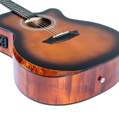 Washburn WCG10CE Comfort Series Grand Auditorium Cutaway Acoustic Electric Guitar - Desert Sunset (WCG10CE-U) image 10