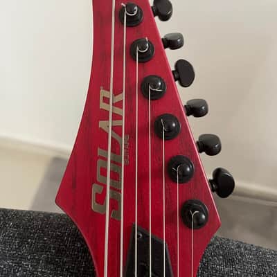 Solar Guitars A2.7TBR 2018 - Red Matte image 6