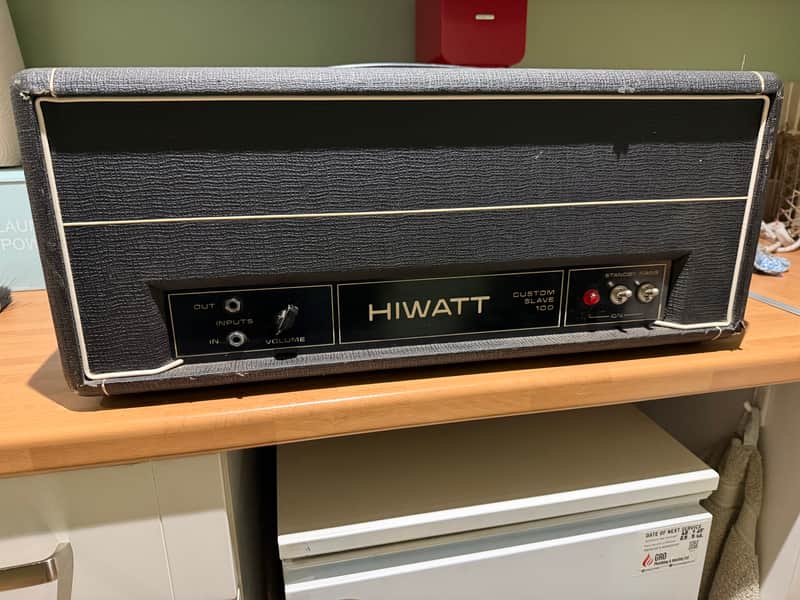 Hiwatt STA100 slave amp - vintage 1972-1977 - Black image 1