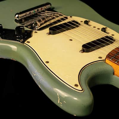 Fender Mustang Daphne Blue 1965 image 6