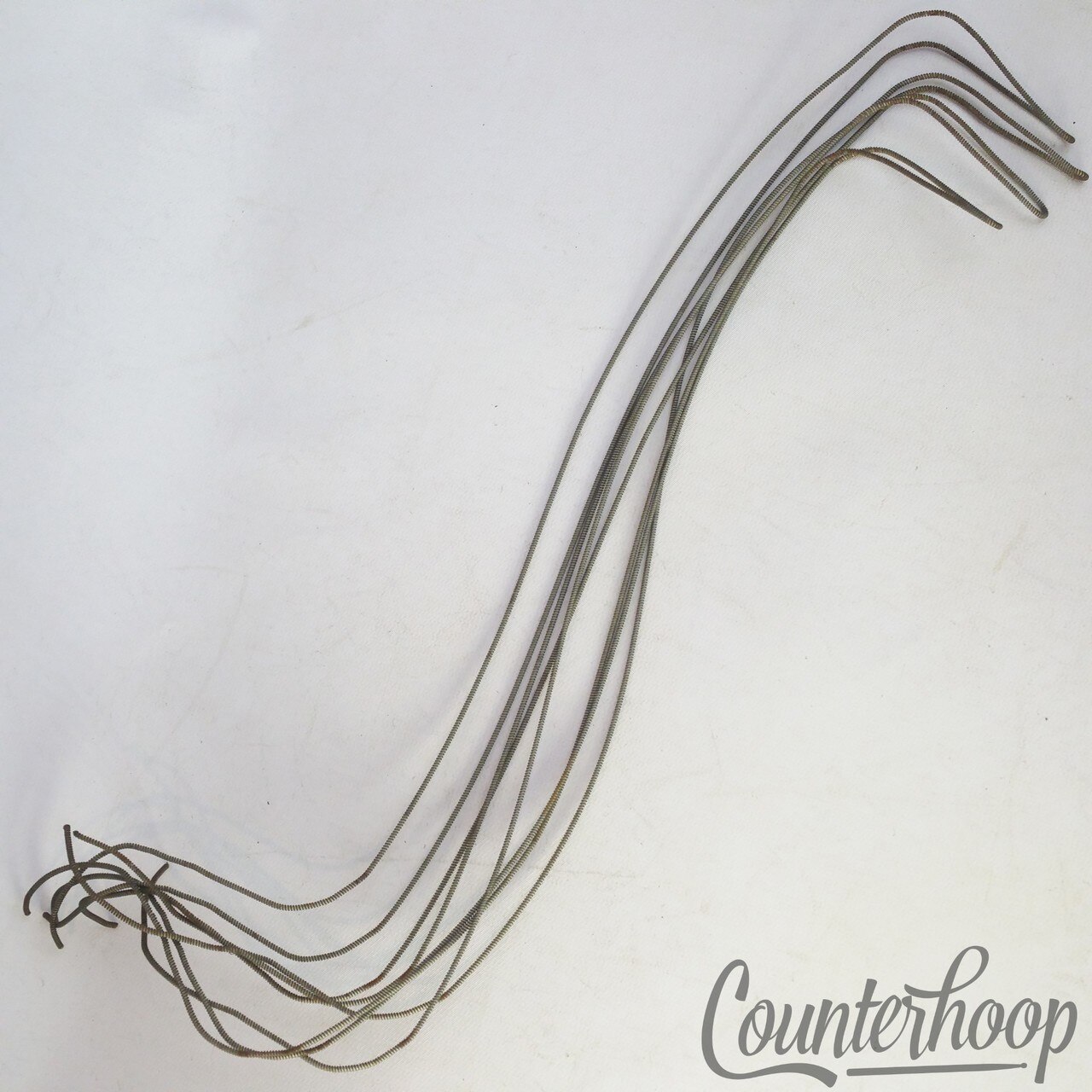Ludwig 14" 8-Strand Snare Drum Coiled Metal over Cloth Wires Vintage 20s USA* — main photograph