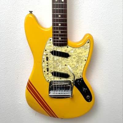 Fender Mustang "All Original " 1969 - Competition Orange w/ Matching Headstock image 7