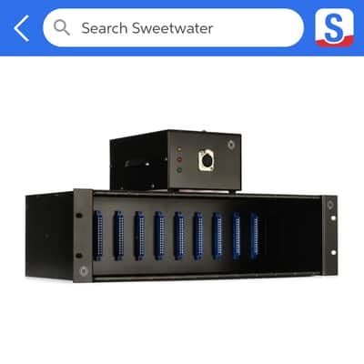 BAE 11-Space 500 Series Rack with PSU 2010s - Black image 3