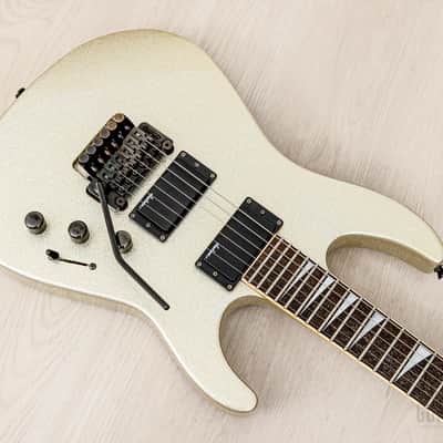 1990 Charvel by Jackson Soloist SL-140-HH Neck Through Platinum Pearl w/ Floyd Rose image 9