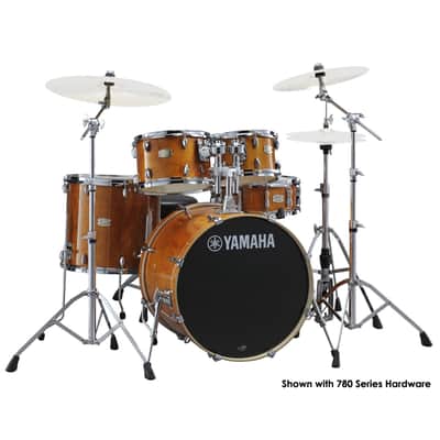 Yamaha Stage Custom Birch 22" Fusion Drum Kit Including Hardware-Classic White / 780 Series Single Braced Bild 2